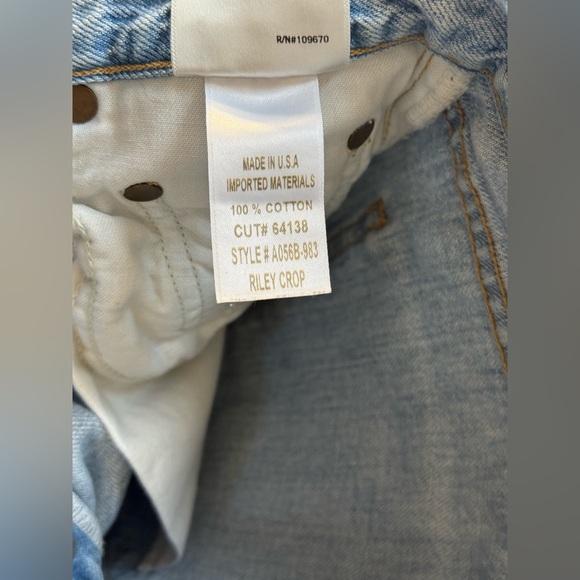 Agolde Riley High Rise Straight Crop - Picture 9 of 16